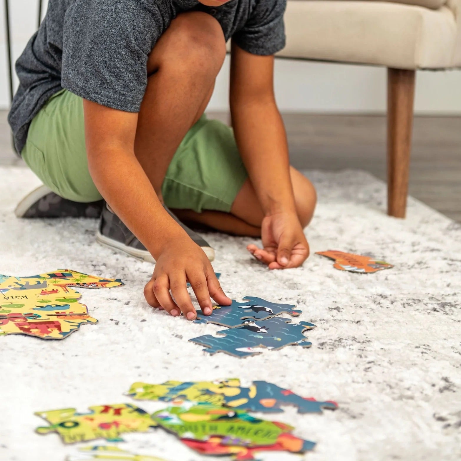 Stephen Joseph - Floor Puzzle - World Stephen Joseph - Floor Puzzle - World