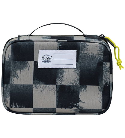 Herschel Heritage Pencil Case - Black Stencil Checker, interior view
