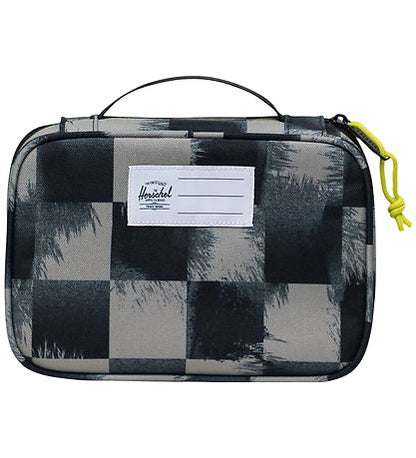 Herschel Heritage Pencil Case - Black Stencil Checker, interior view