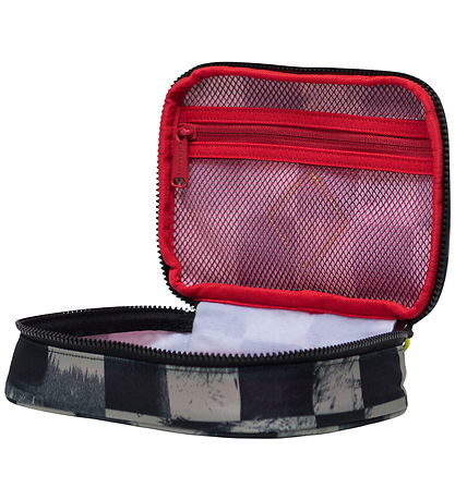 Herschel Heritage Pencil Case - Black Stencil Checker, side view