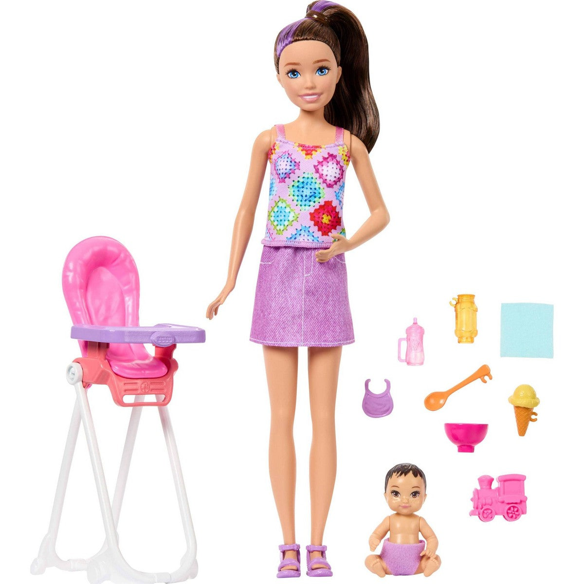 Barbie Skipper Babysitters Inc. High Chair Set