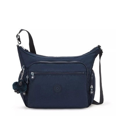 Kipling GABBIE Medium Crossbody Bag Blue Bleu 2 - white background