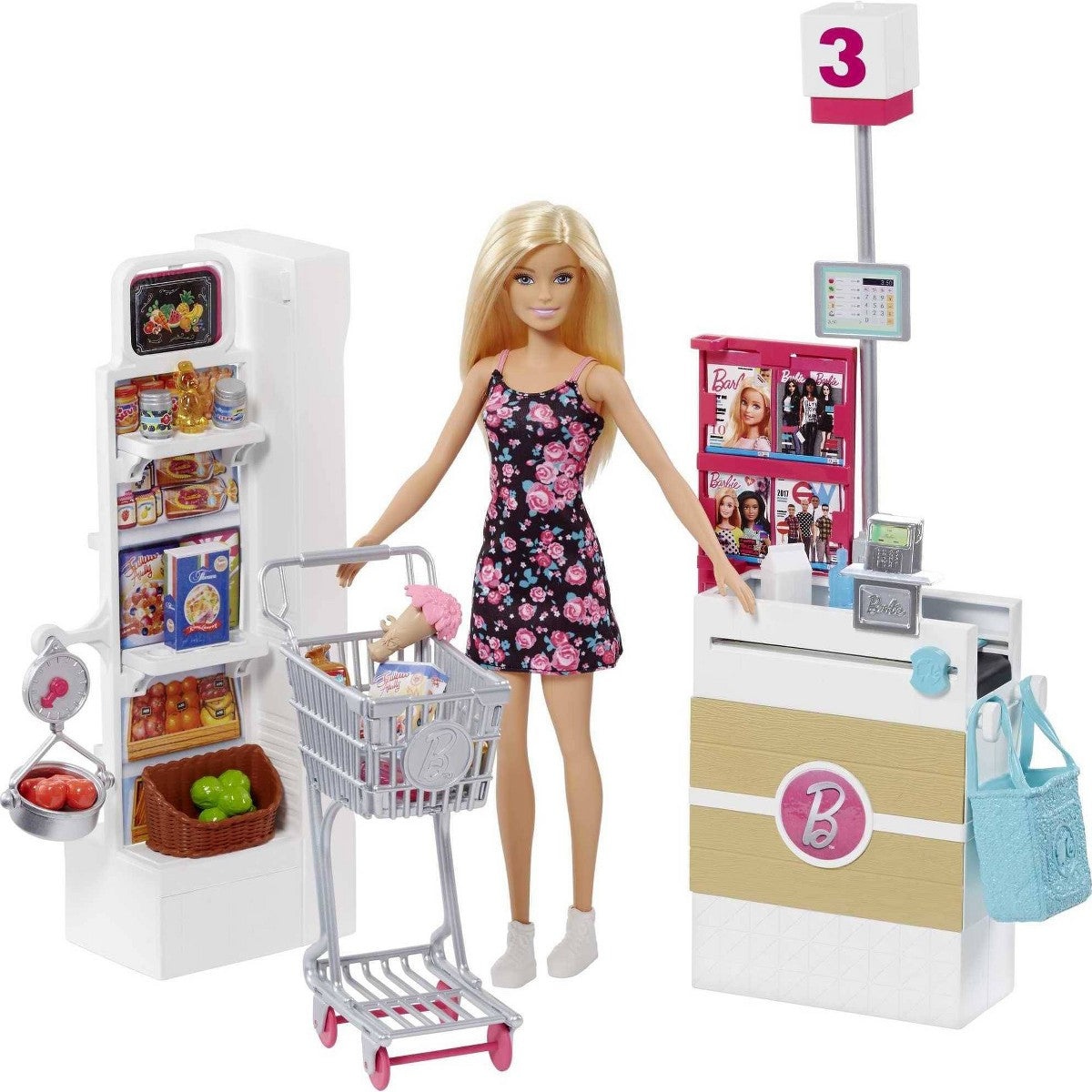 Barbie - Supermarket Playset | 3Y+