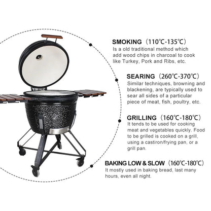 Kamado - Outdoor Ceramic Japanese Grill XX-Large 26 Inch
