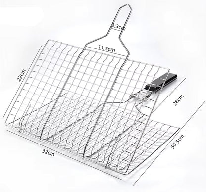 Foldable BBQ Grilling Basket