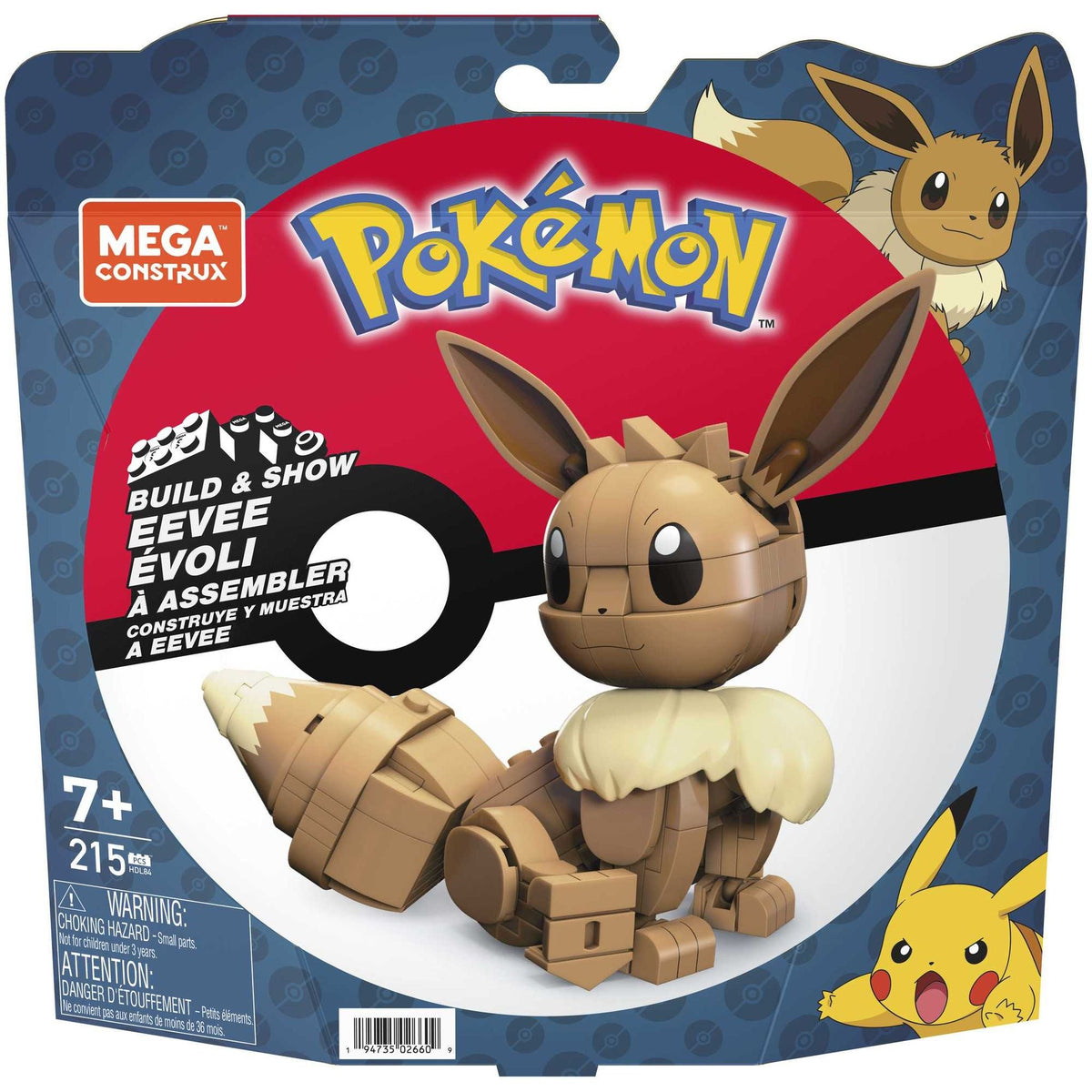 MEGA Pokemon Build and Show Eevee building set