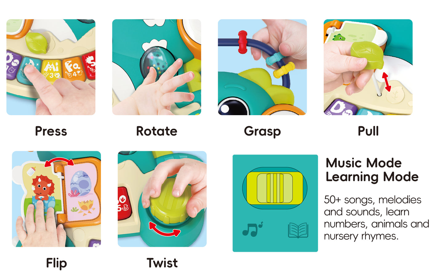 HOLA - 2-in-1 Discover Dinosaur