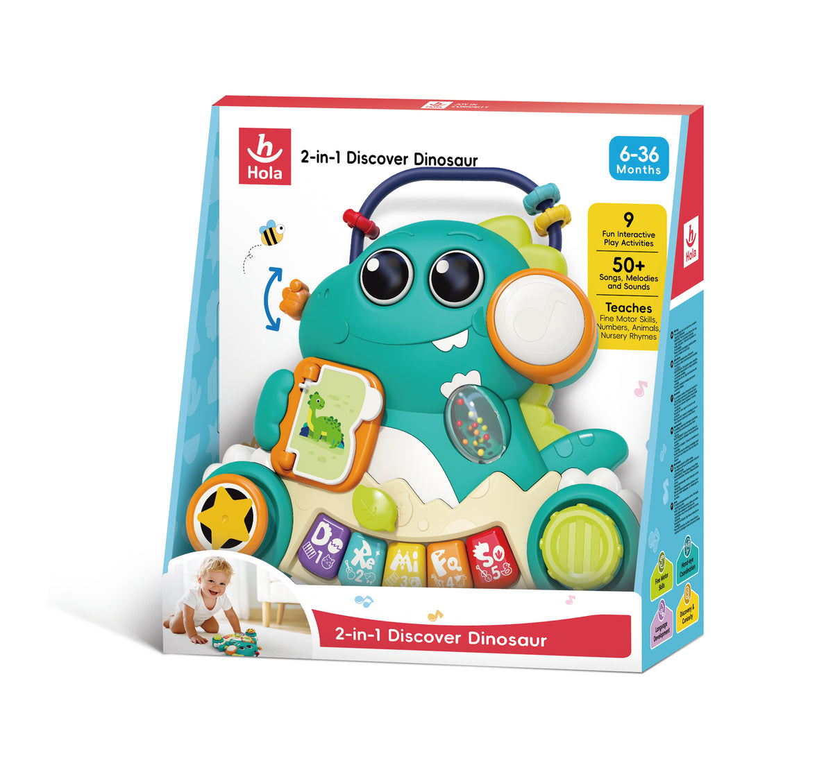 HOLA - 2-in-1 Discover Dinosaur HOLA - 2-in-1 Discover Dinosaur