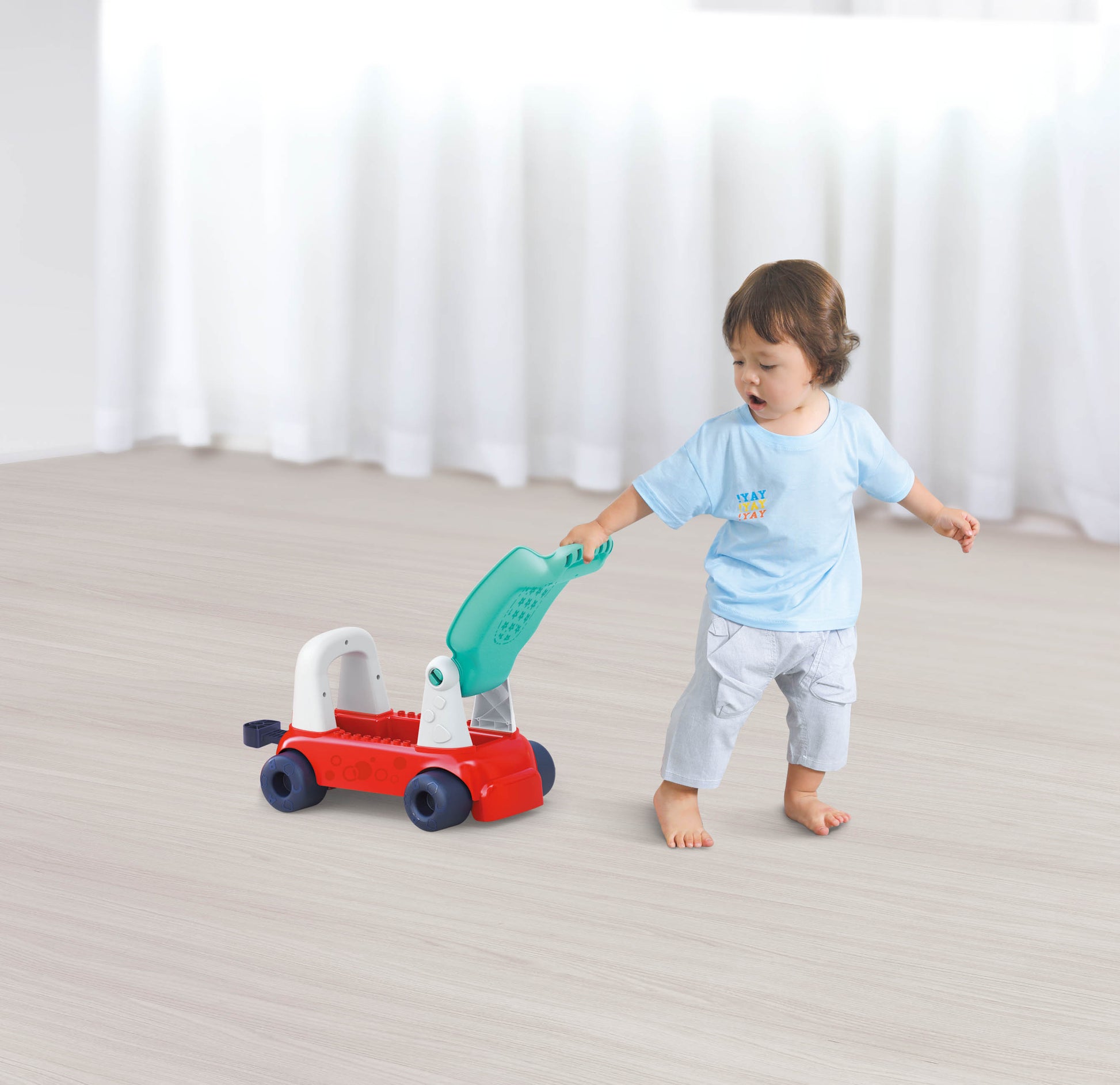 HOLA - 4-in-1 Push Walker & Ride-on Learning Train HOLA - 4-in-1 Push Walker & Ride-on Learning Train
