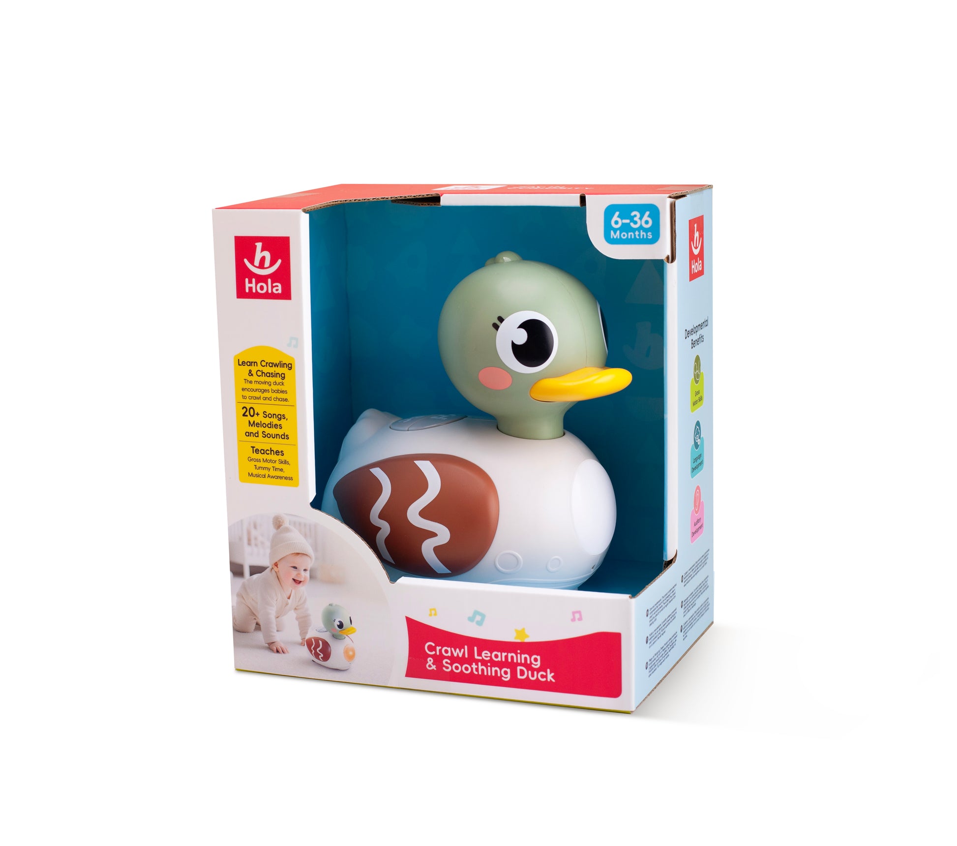 HOLA - Crawl Learning & Soothing Duck HOLA - Crawl Learning & Soothing Duck