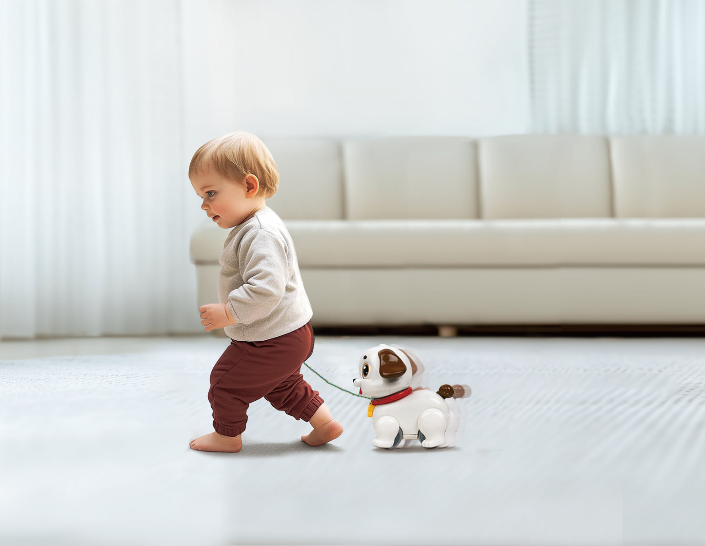 HOLA - Crawl & Pull Along Learning Puppy