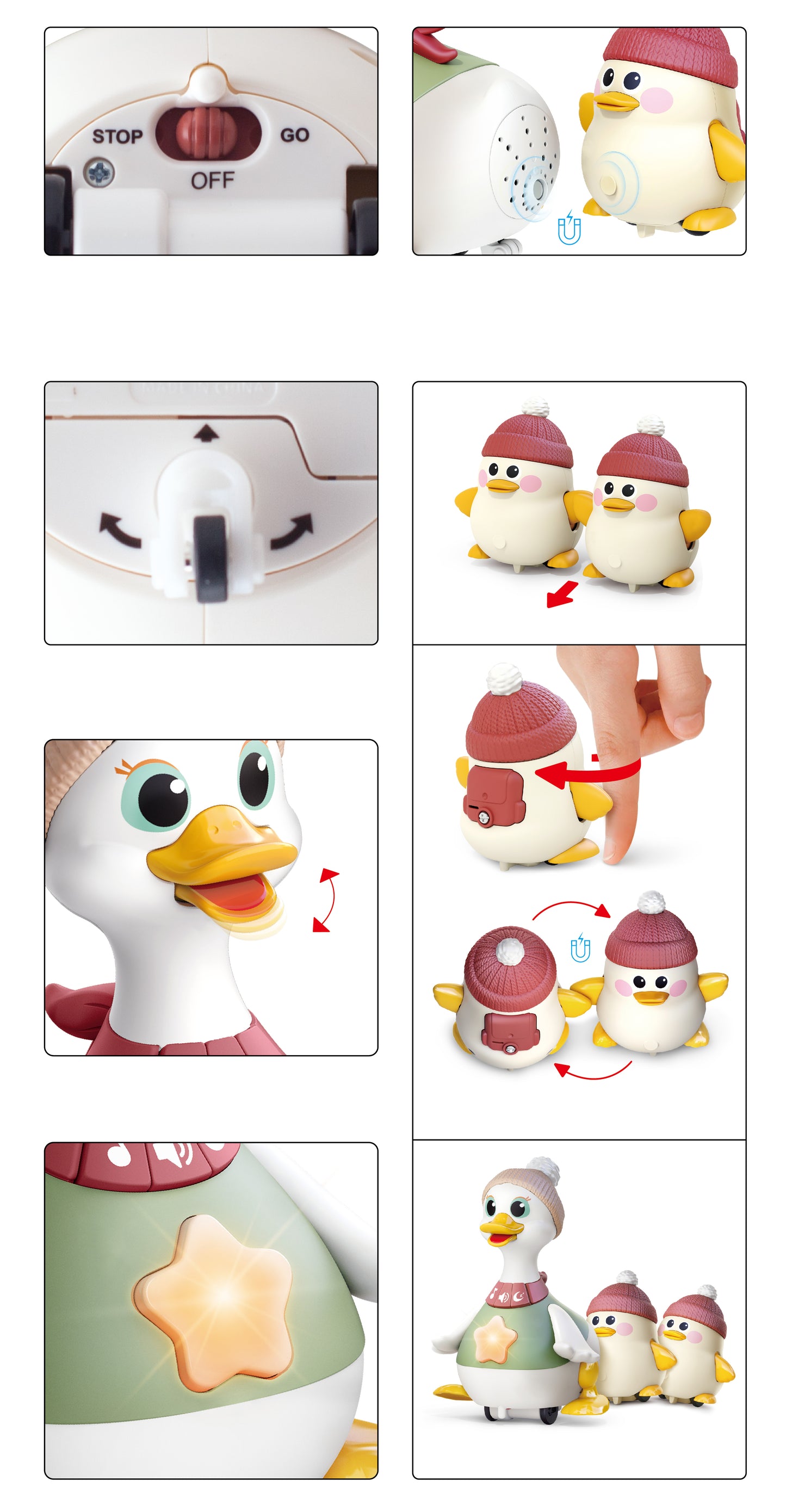 HOLA - Duck Family | Swinging | 3 pcs