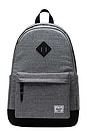Herschel Heritage Backpack in Raven Crosshatch - angle view 1