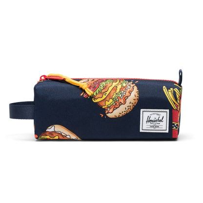 Herschel Settlement Pencil Case Little Burgers and Fries - front