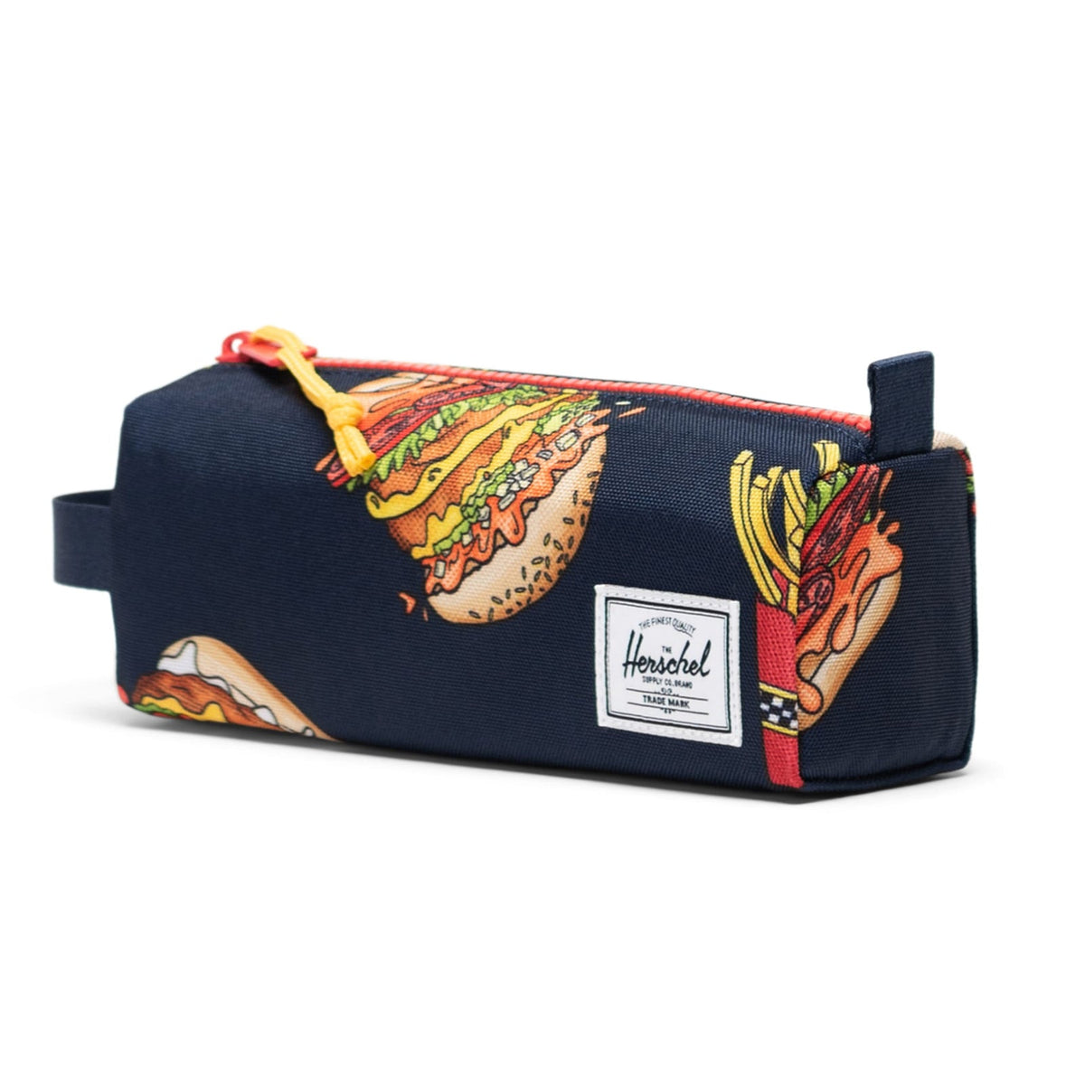 Herschel Settlement Pencil Case Little Burgers and Fries - detail