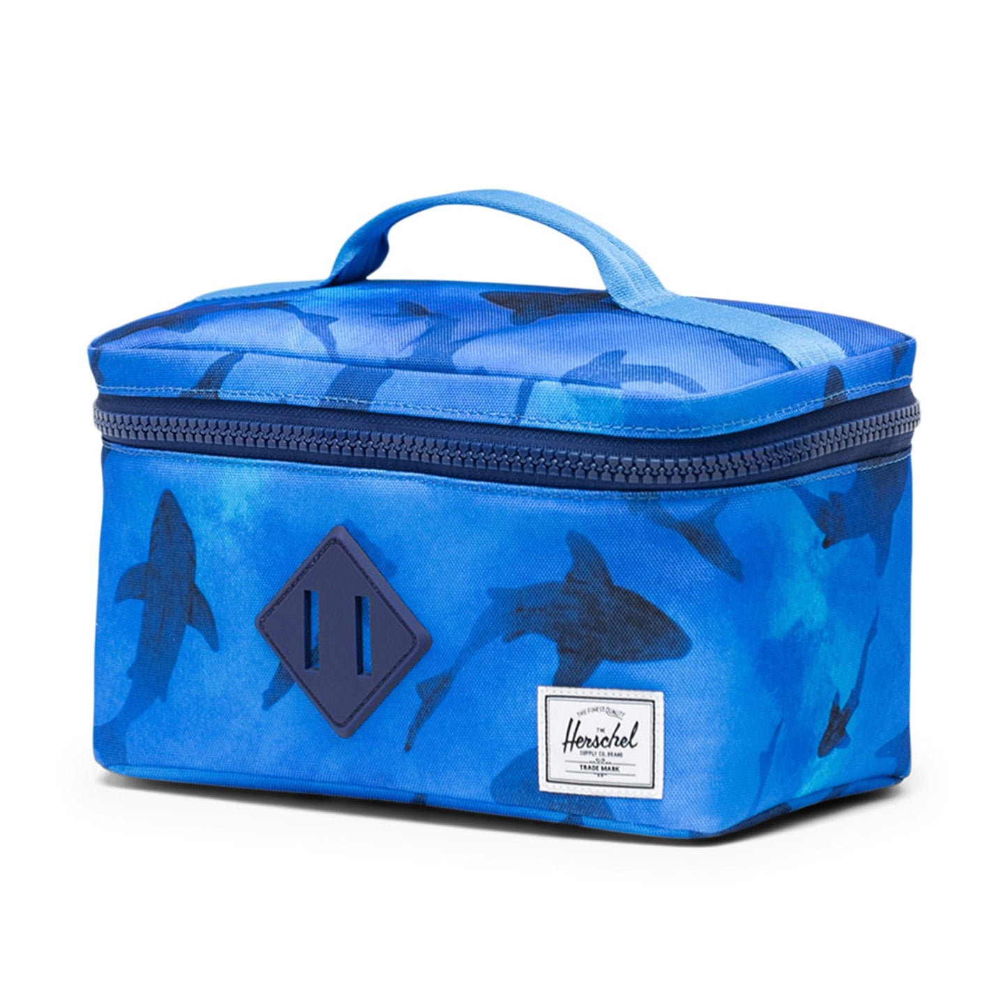 Herschel Heritage Lunch Box Little Herschel Sharks - angled view