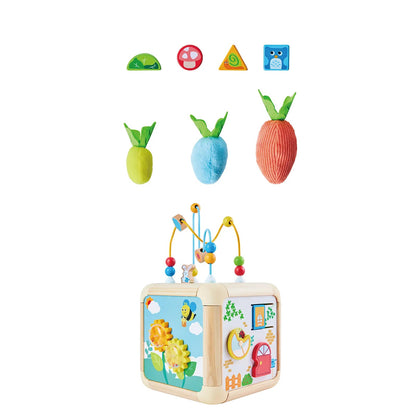 Hape Green Thumbs Activity Cube detail