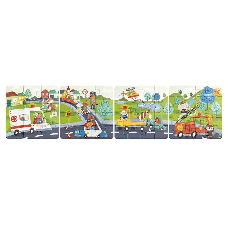 Hape - لغز سيارات الإنقاذ | +3 سنوات Hape - لغز سيارات الإنقاذ | +3 سنوات