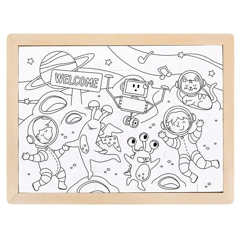 Hape - Space Friends Puzzle | 4Y+ Hape - Space Friends Puzzle | 4Y+