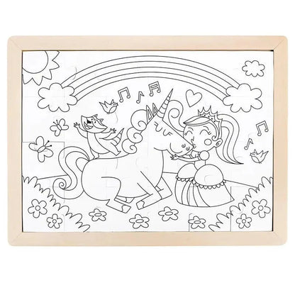 Hape Unicorn Friends Puzzle - box