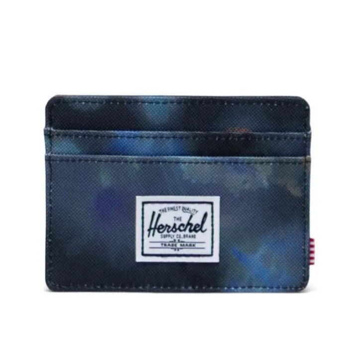 Herschel Charlie RFID Wallet in Floral Mist - front view