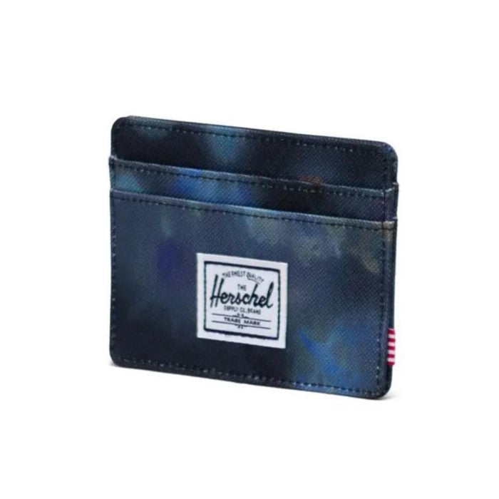Herschel Charlie RFID Wallet in Floral Mist - open view