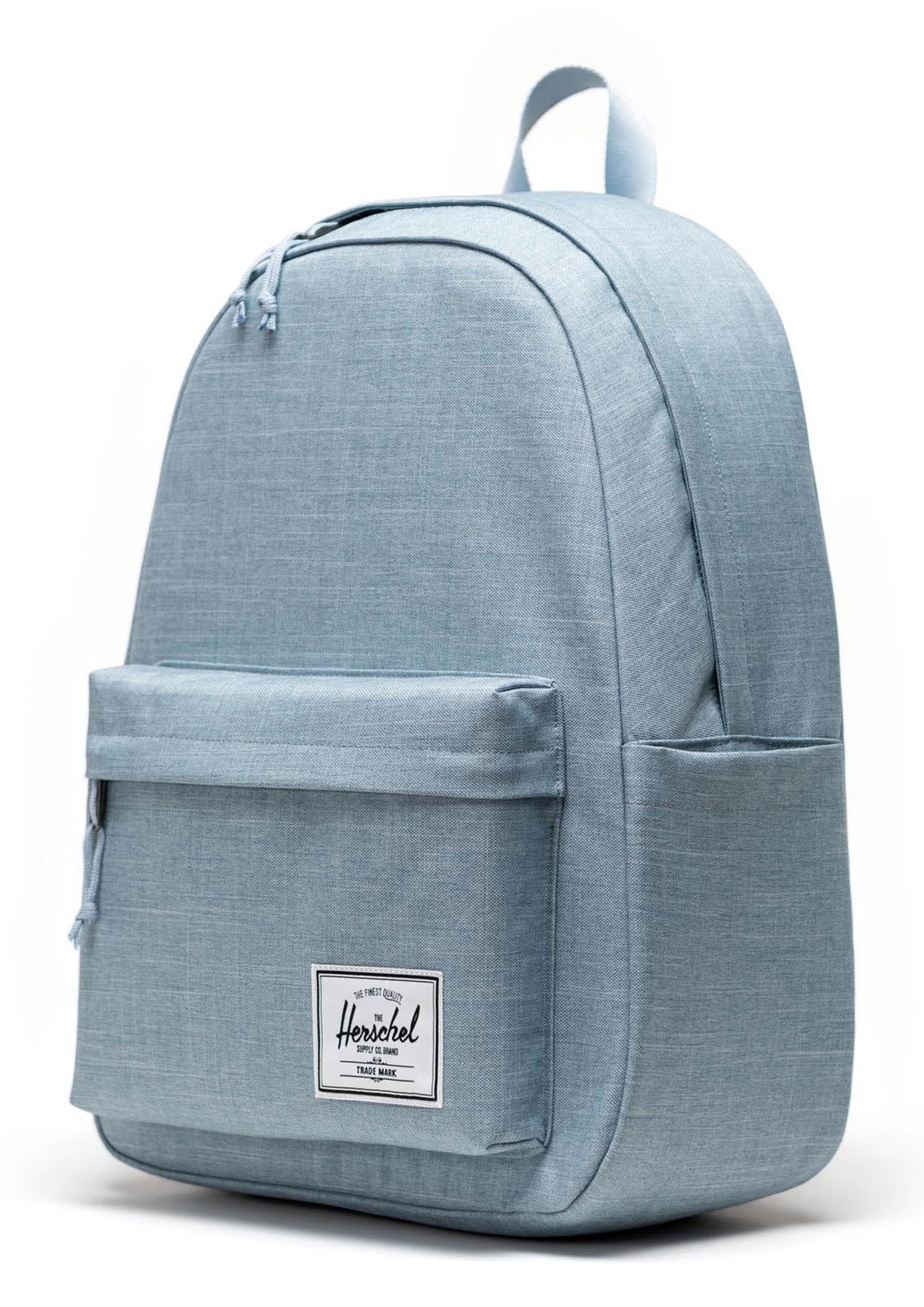 Herschel Classic XL Backpack Ashley Blue Crosshatch, 30L, side/detail view