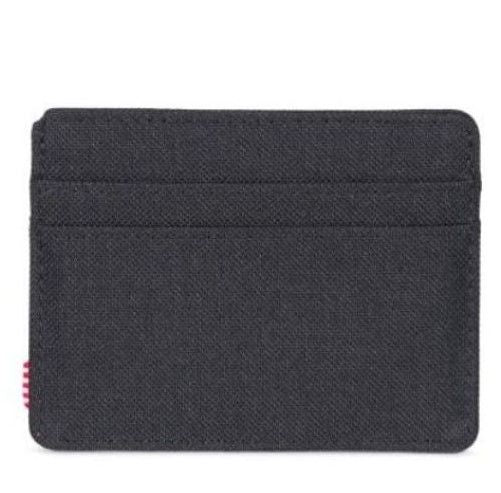 Herschel Charlie RFID Wallet Black/Black - interior card slots