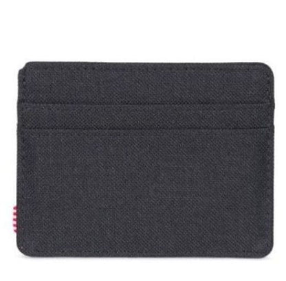 Herschel Charlie RFID Wallet Black/Black - interior card slots