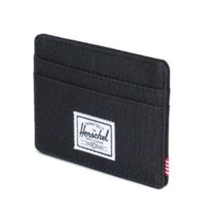 Herschel Charlie RFID Wallet Black/Black - detail view
