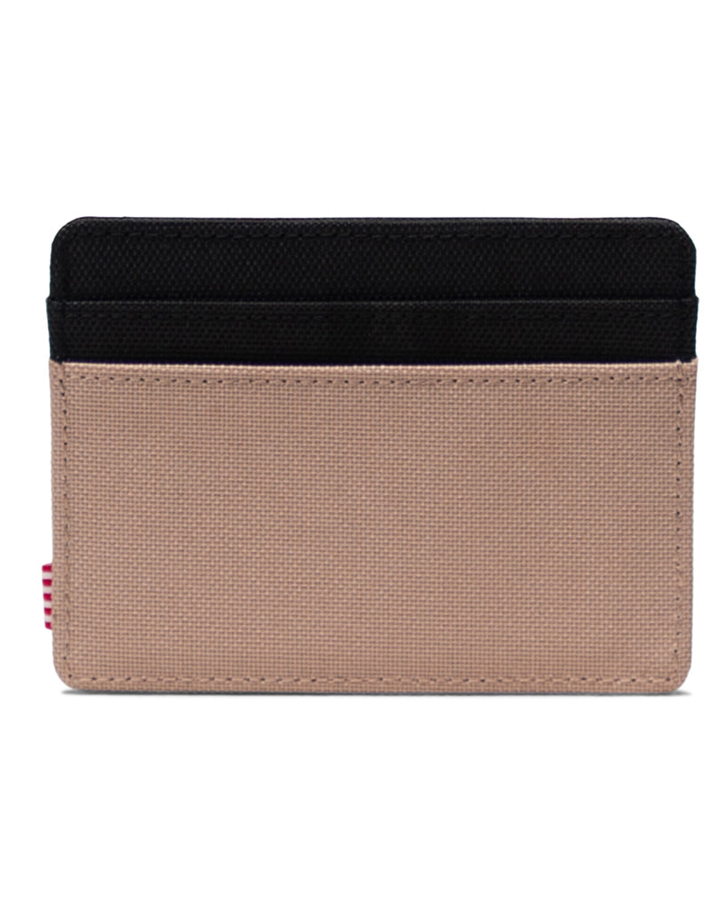 Herschel Charlie Cardholder in Warm Taupe/Black, alternate view