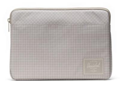 Herschel Anchor Laptop Sleeve - Grid London Fog, 15-16 Inch