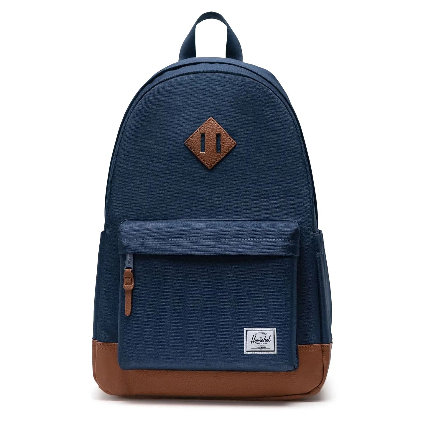 Herschel Heritage Backpack Navy/Tan 24L - front view