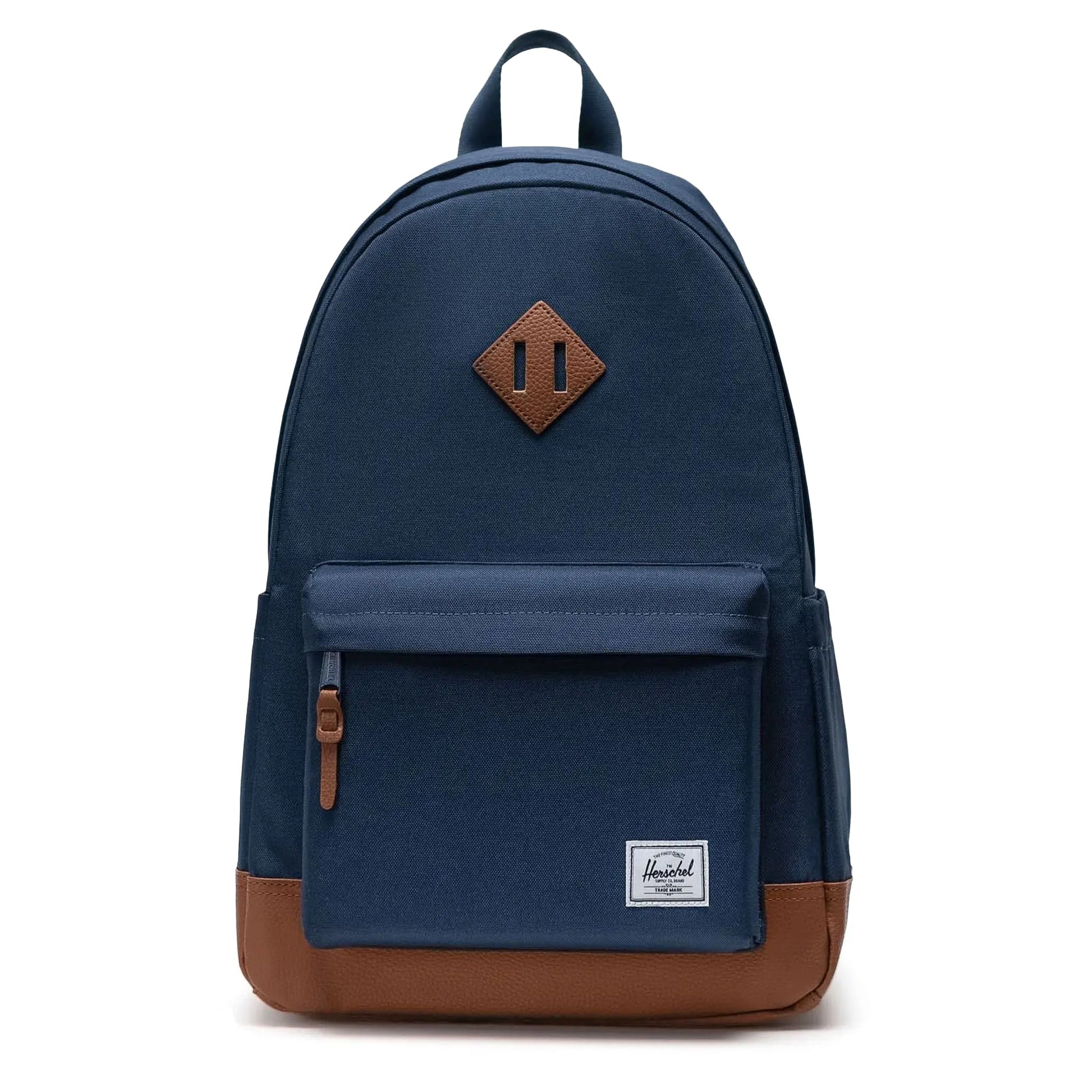 Herschel Heritage Backpack Navy/Tan 24L - front view
