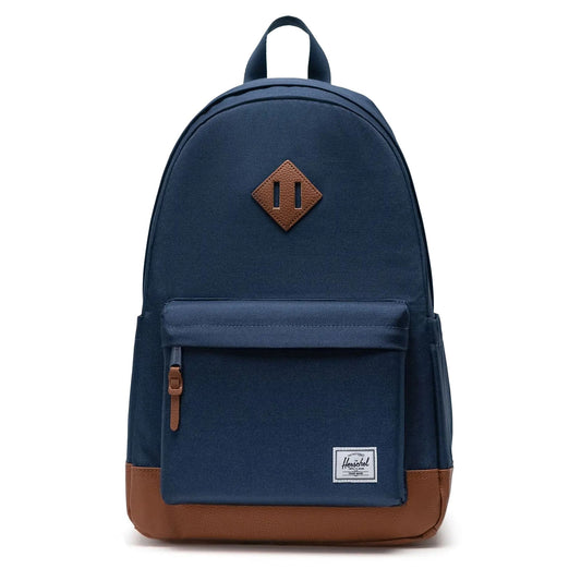 Herschel Heritage Backpack Navy/Tan 24L - front view