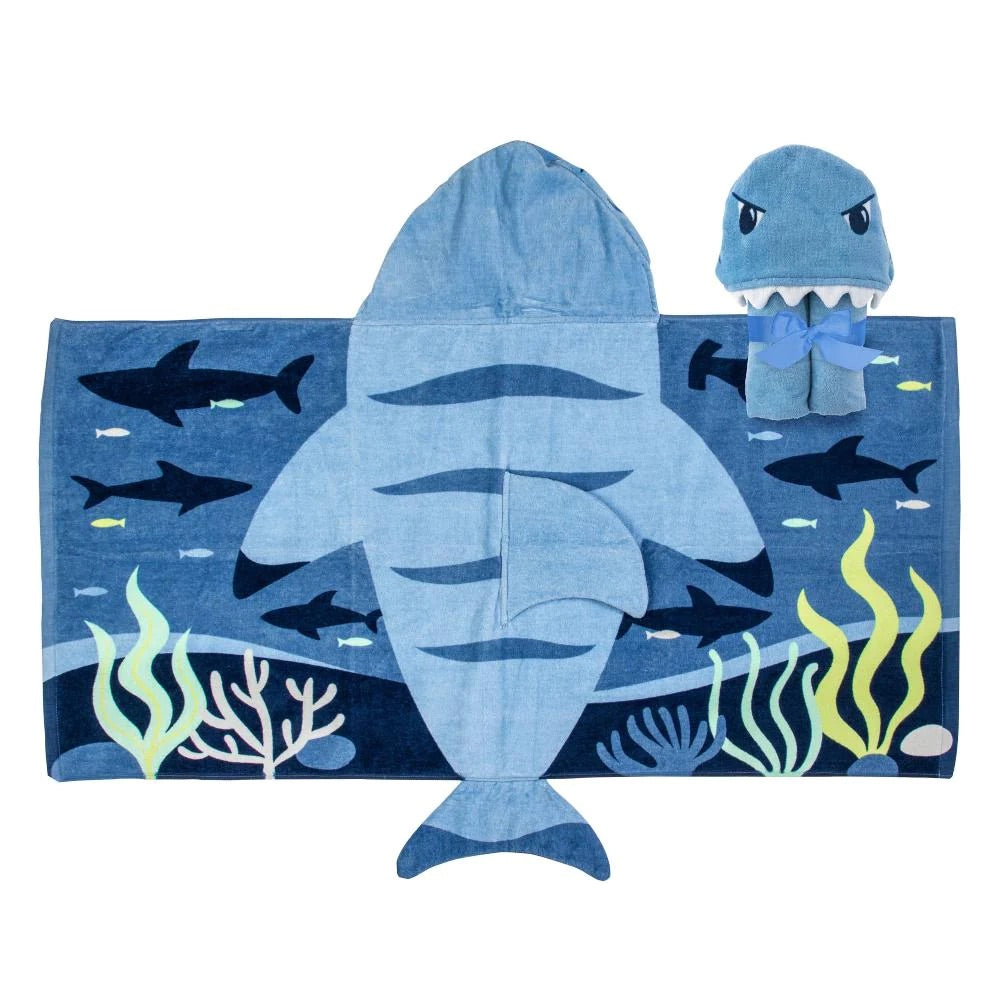 Stephen Joseph - Hooded Towel, Shark Stephen Joseph - Hooded Towel, Shark