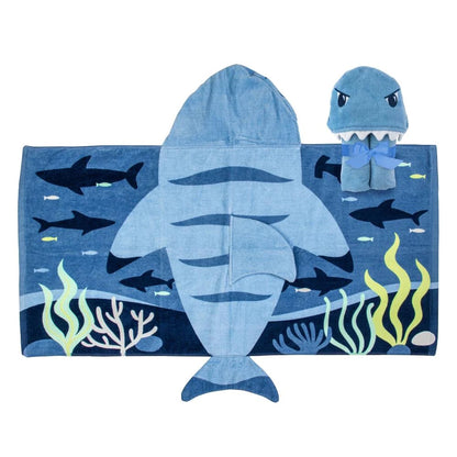 Stephen Joseph - Hooded Towel, Shark
