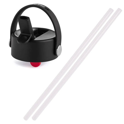 Hydro Flask - Standard Flex Straw Cap with 2 Straws | Black