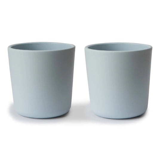 MUSHIE - Silicone Dinnerware Cup - Set of 2 - Powder Blue