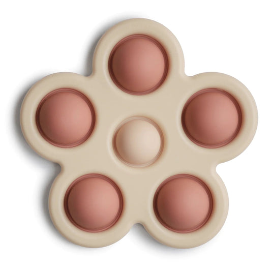 MUSHIE - Silicone Flower Press Toy - Rose