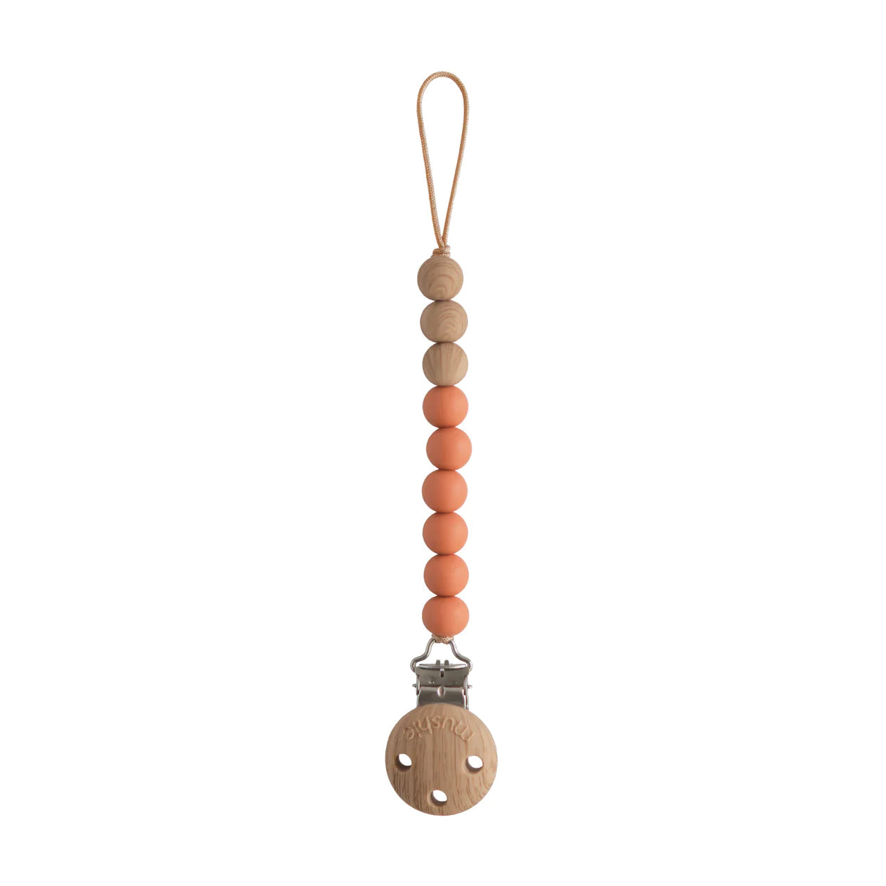 MUSHIE - Pacifier Clip | Eva - Clementine MUSHIE - Pacifier Clip | Eva - Clementine