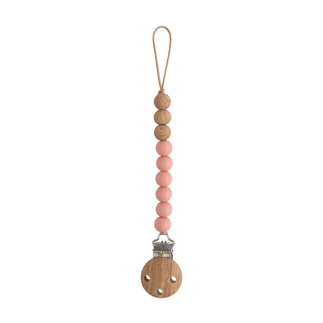 MUSHIE - Pacifier Clip | Eva - Powder MUSHIE - Pacifier Clip | Eva - Powder