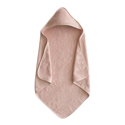 MUSHIE - Organic Cotton Baby Hooded Towel - Blush