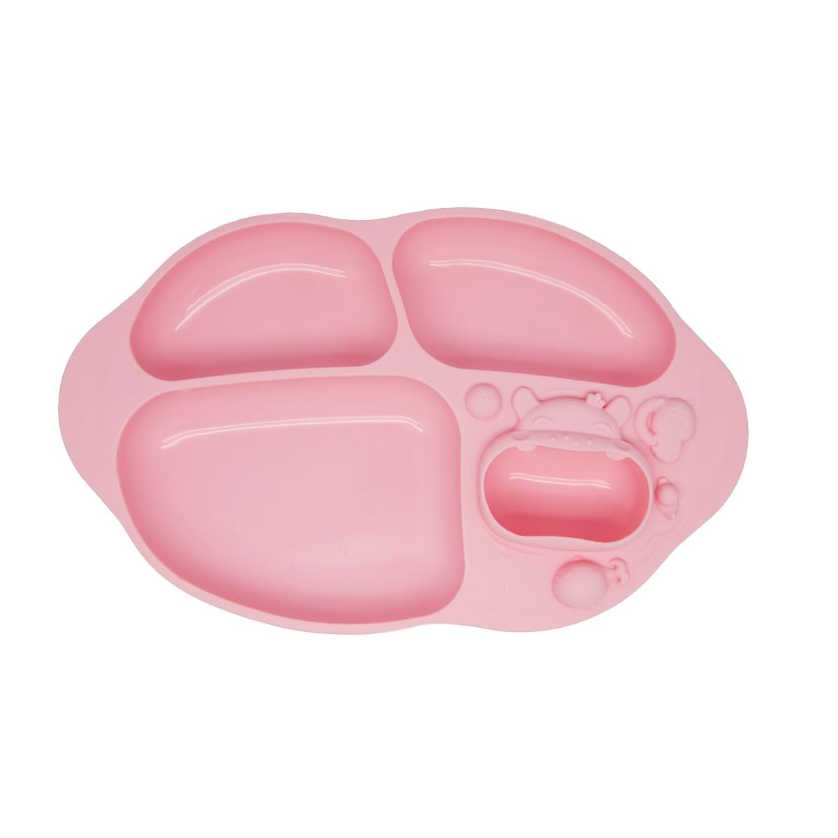 Silicone Yummy Dips Suction Divided Plate | 18M+ Silicone Yummy Dips Suction Divided Plate | 18M+
