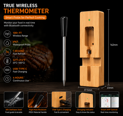 True Wireless Thermometer ( Probe Temp )