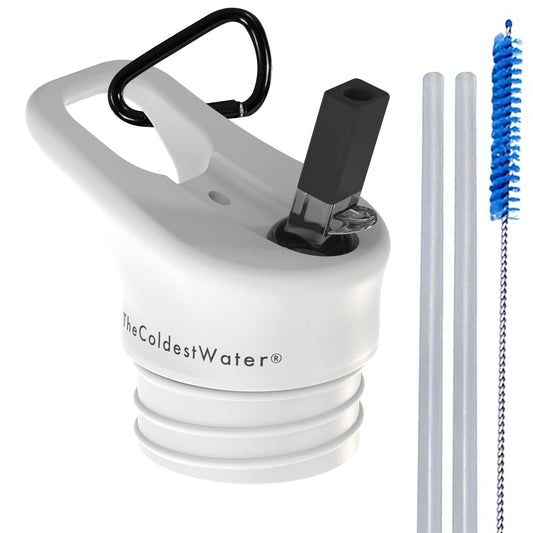 The Coldest Water Standard Mouth Cap 21oz White — BambiniJO Jordan