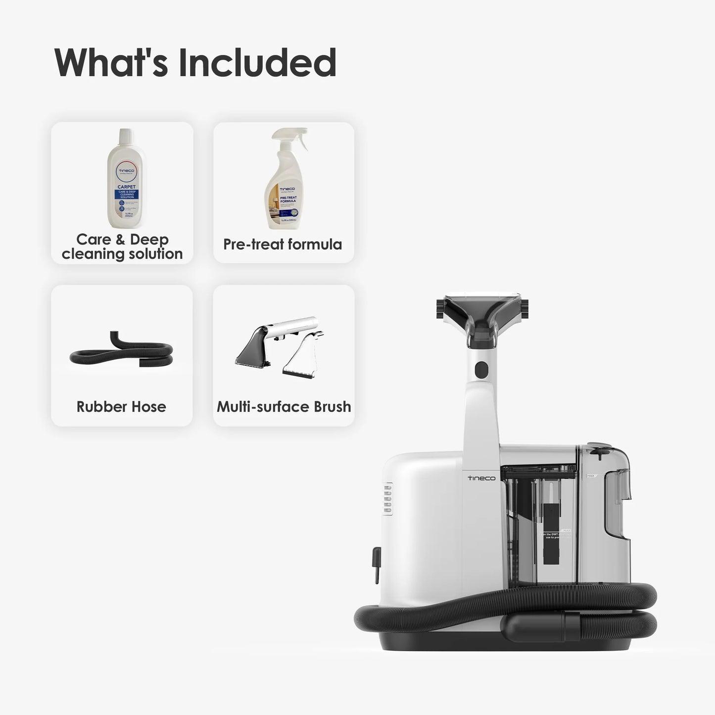 Tineco - iSpot Essentials Smart Corded Carpet Cleaner