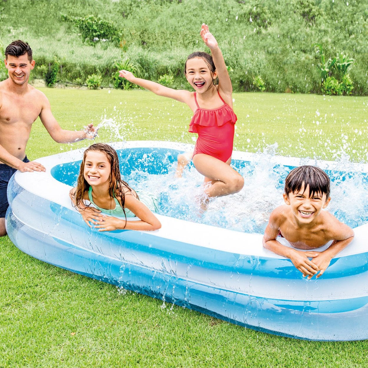 SWIM CENTER™ FAMILY POOL | 262x175x56cm SWIM CENTER™ FAMILY POOL | 262x175x56cm