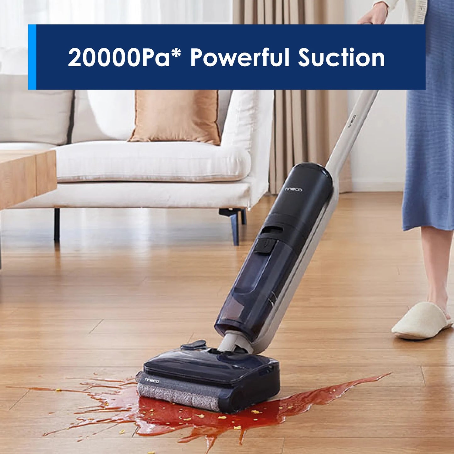 Tineco - iFloor Y3 FlashDry Cordless Wet Dry Vacuum Cleaner | Anti-Tangle