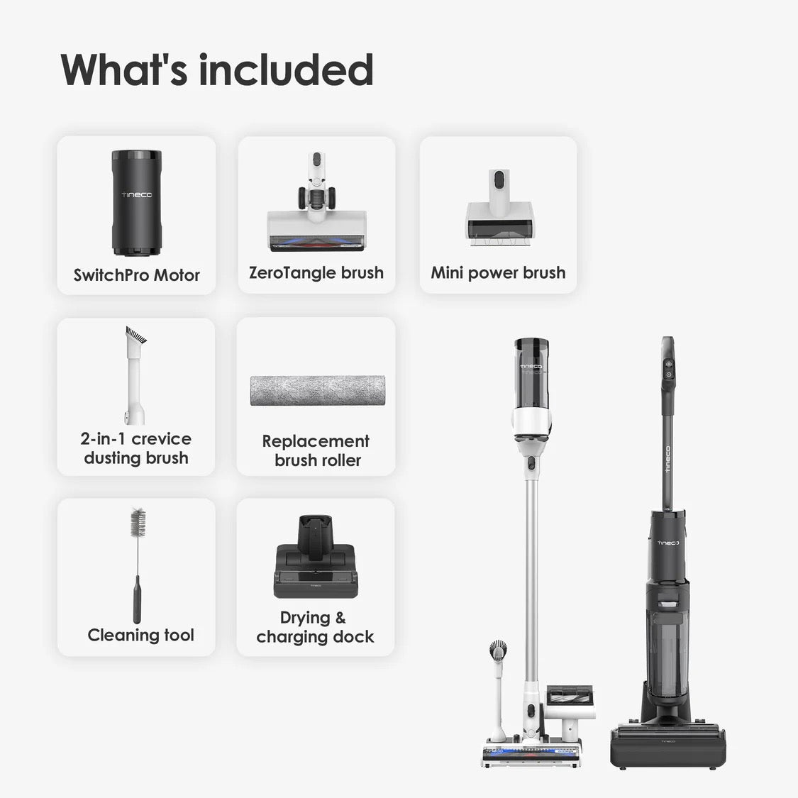 Tineco - Floor ONE Switch S7 Wet Dry Vacuum Cleaner | 5 in 1